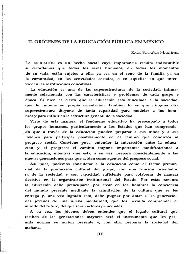 Historia de La Eduacion en Mexico Solana PDF 22 126 | PDF