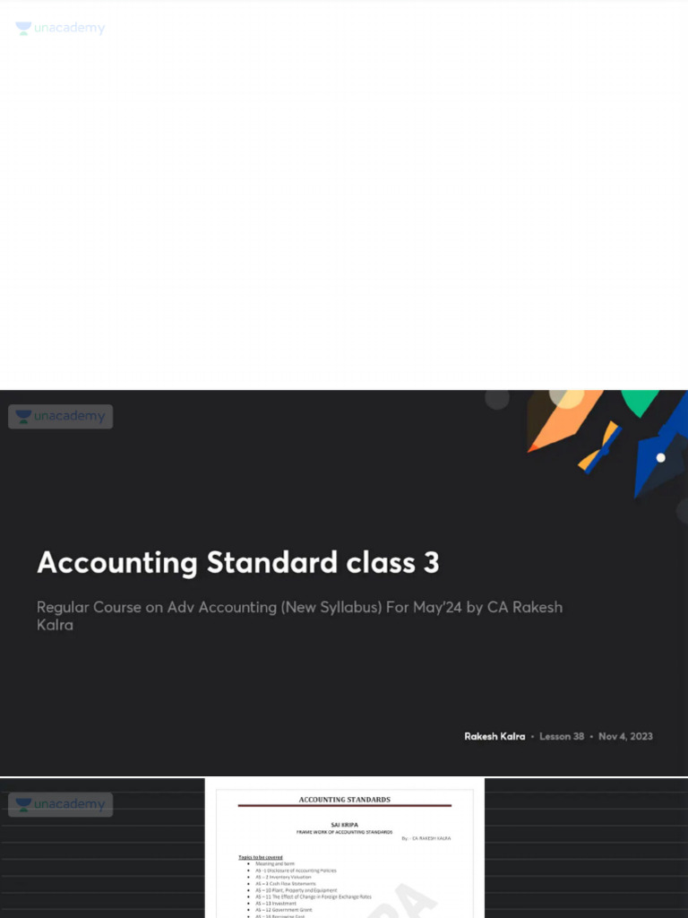 Accounting Standard Class 3 With Anno | PDF