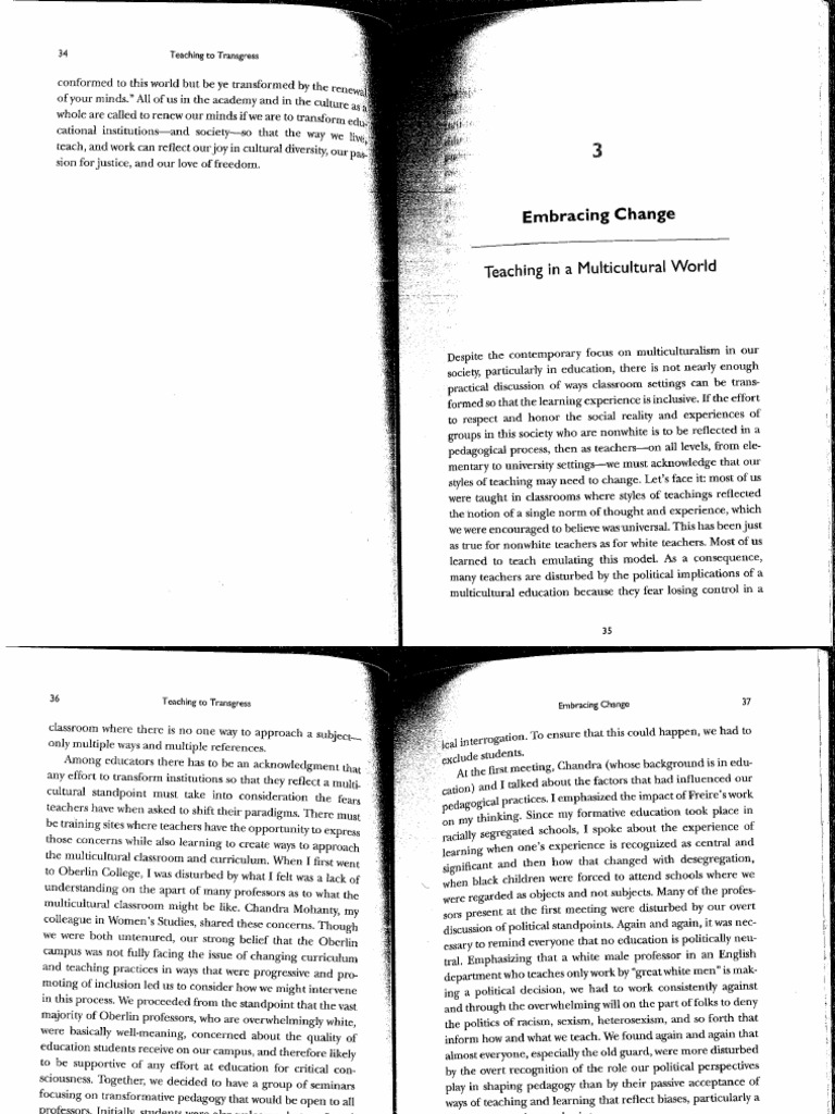 Transformative Pedagogy for Inclusion | PDF | Teachers | Career & Growth