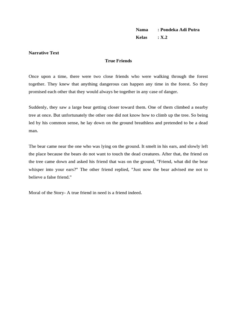 Narrative Text | PDF