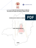 Samu MG 2008: Guia do Sistema de Atendimento Móvel de Urgência