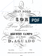 Sor, Fernando - Gran Solo Op. 14 (Arr. Dionisio Aguado)