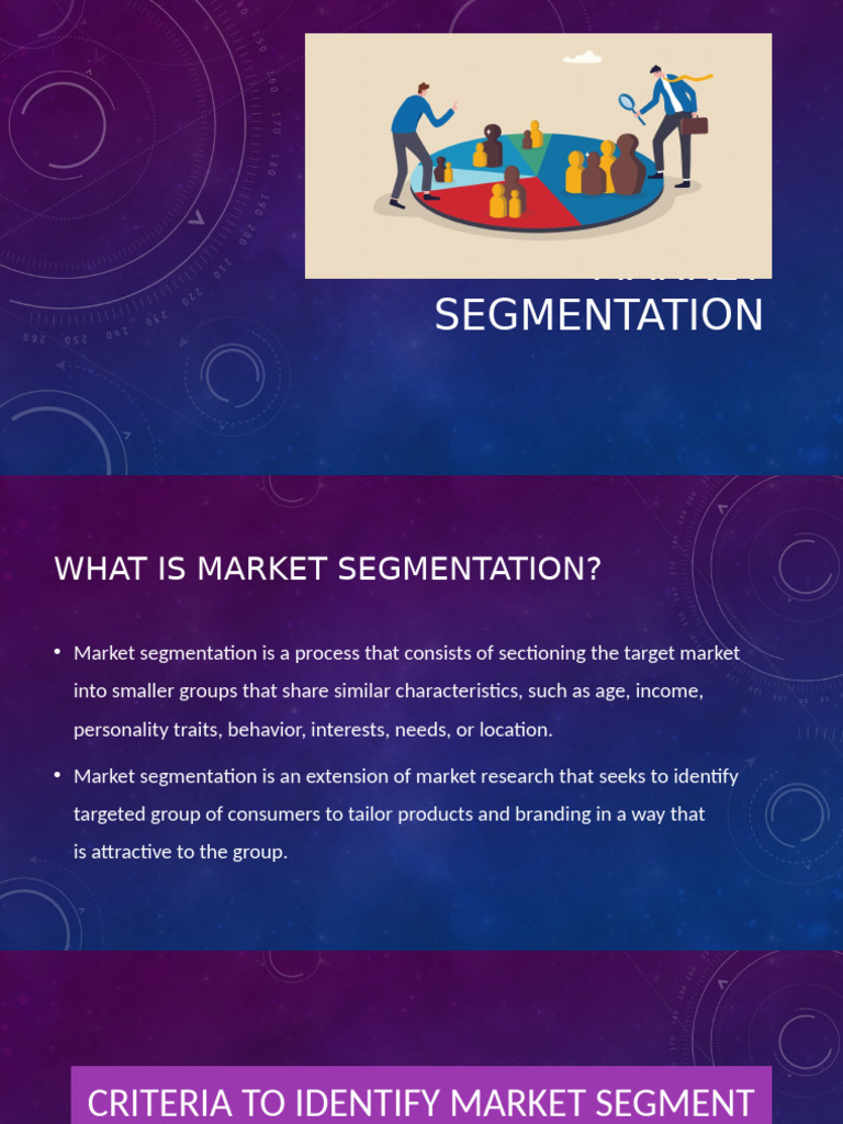 Market Segmentation | PDF