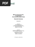 Download Conga Project EIA Executive Summary by Minera Yanacocha SN76664777 doc pdf