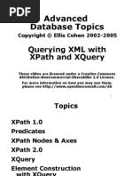 Advanced Database Topics: Querying XML With Xpath and Xquery