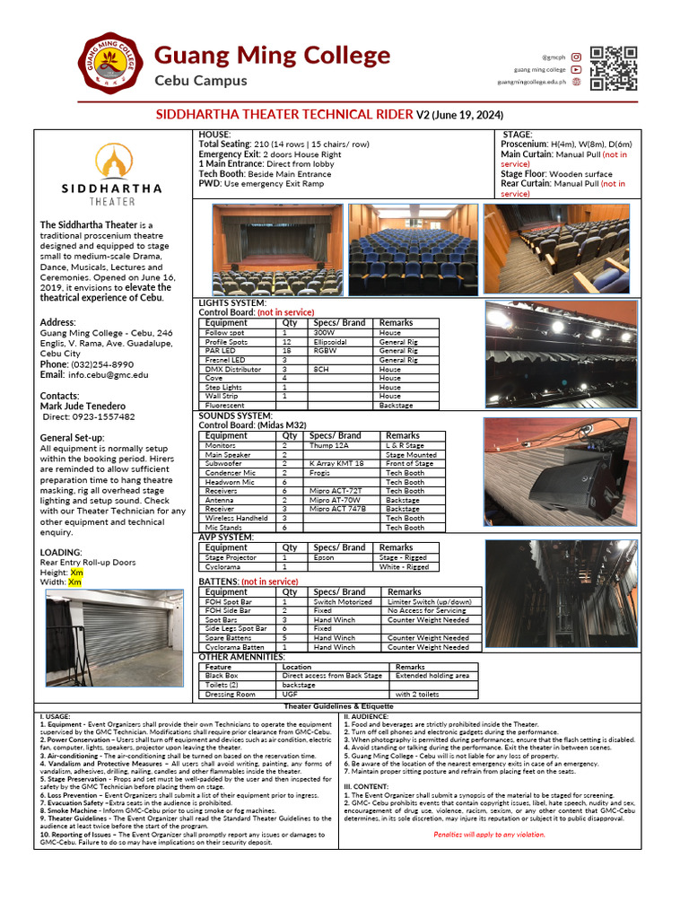 Tech Rider V2.2 (June 19, 2024) | PDF