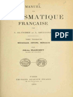 Manuel de numismatique francaise. T. III: Médailles, jetons, méreaux / par A. Blanchet et A. Dieudonné