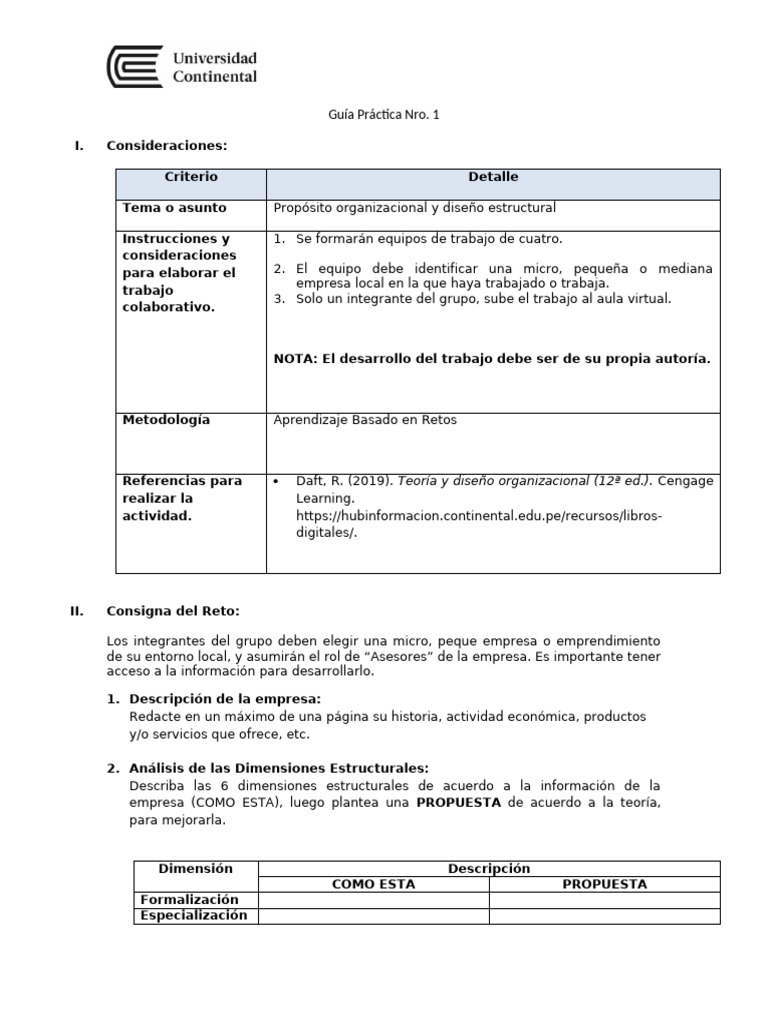Consolidado 01 - Guía Practica 01 | PDF