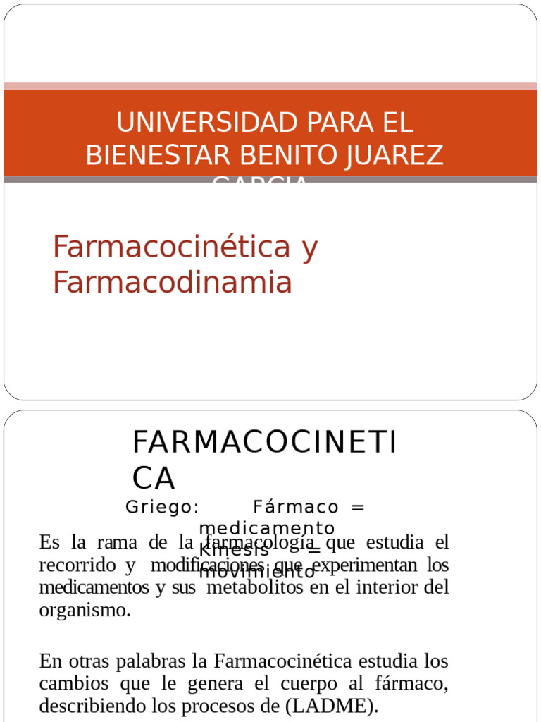 Farmacocinetica Mapas Conceptuales 1 Pptx Autoguardado Pdf