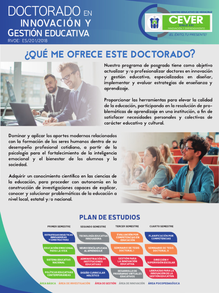 Doctorado en Innovacion y Gestion Educativa | PDF