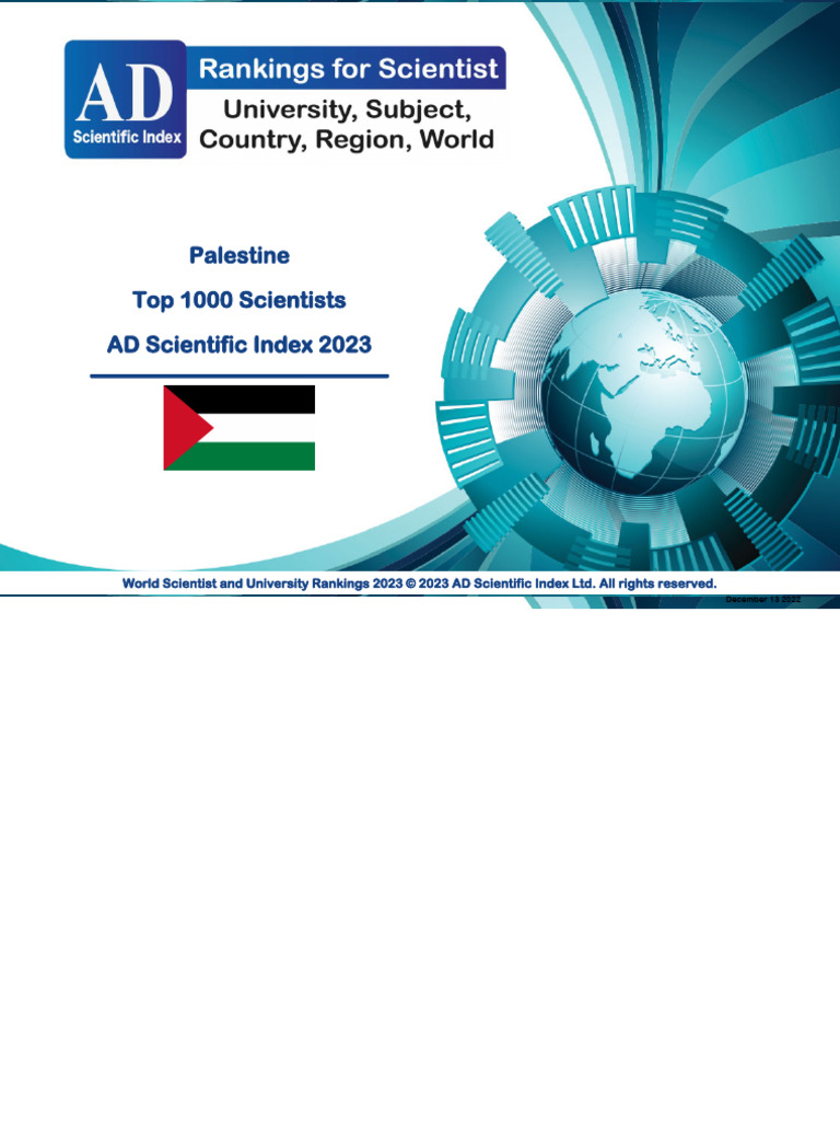 Palestine Top Scientists 221221 224009 | PDF