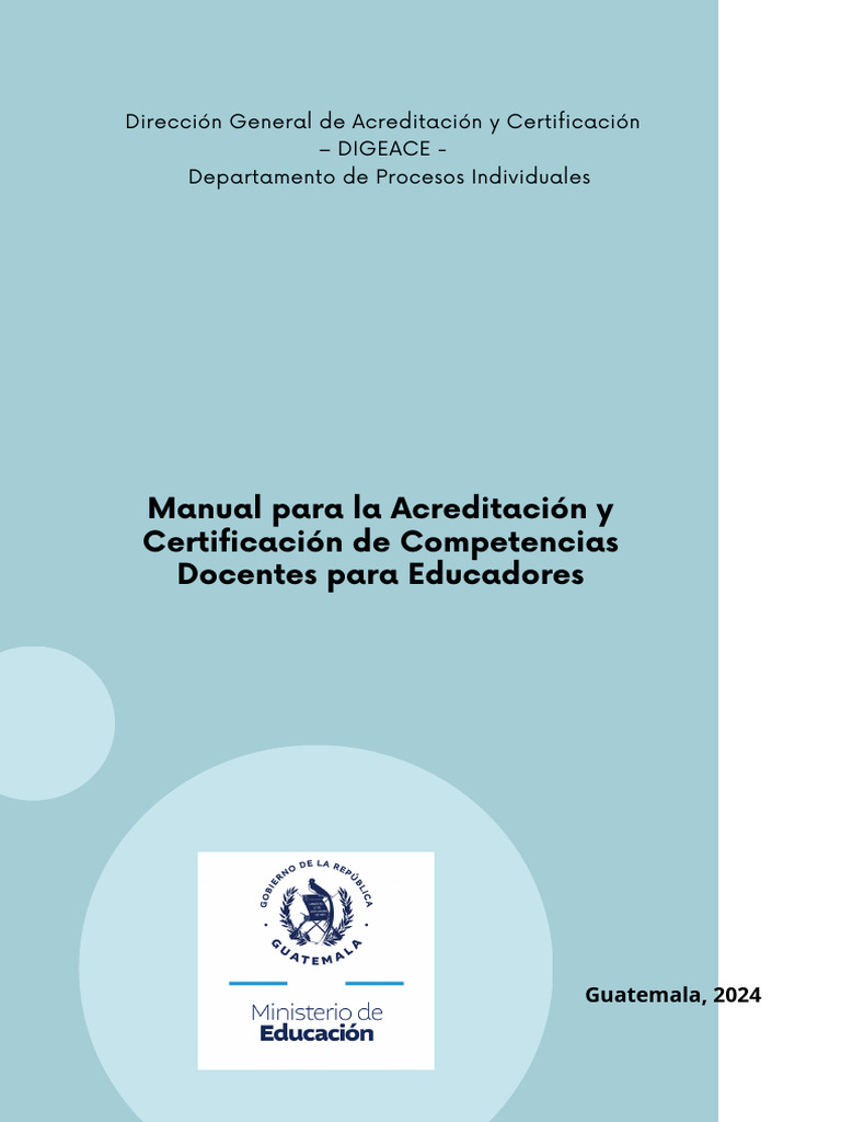 Manual AyC para Educadores - Cohorte 2024 | PDF
