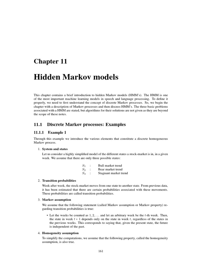 Hidden Markov Models | PDF