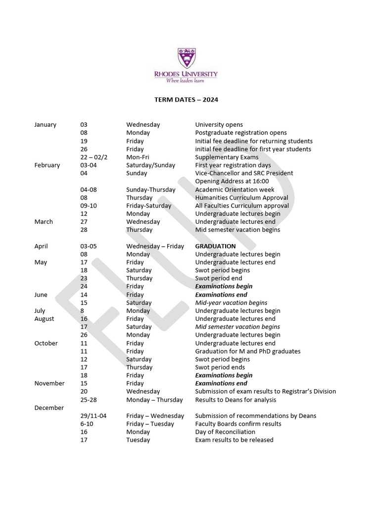 Term dates for 2024 2 2 pdf