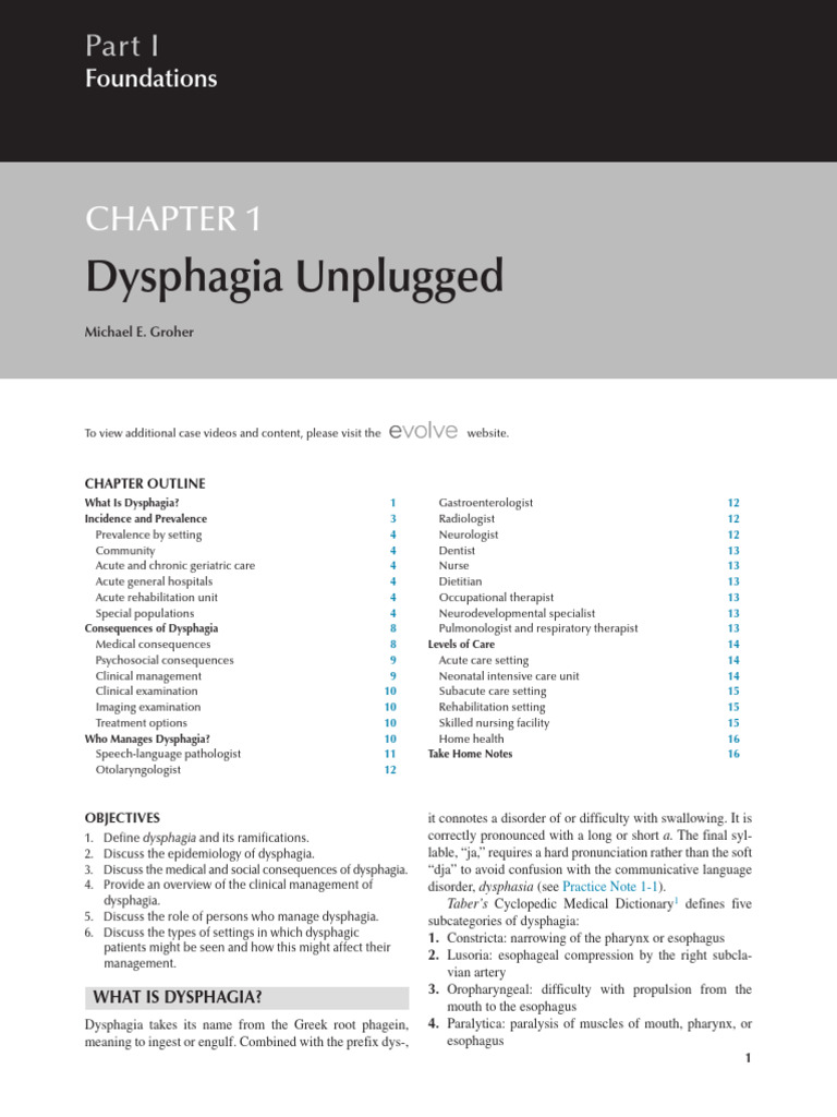 Understanding Dysphagia: Overview and Management | PDF | Esophagus | Stroke