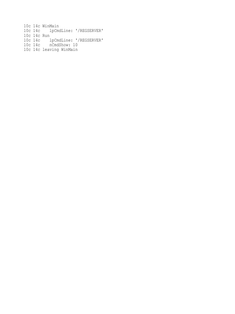 WinMain Command Line Execution Guide | PDF | Computers