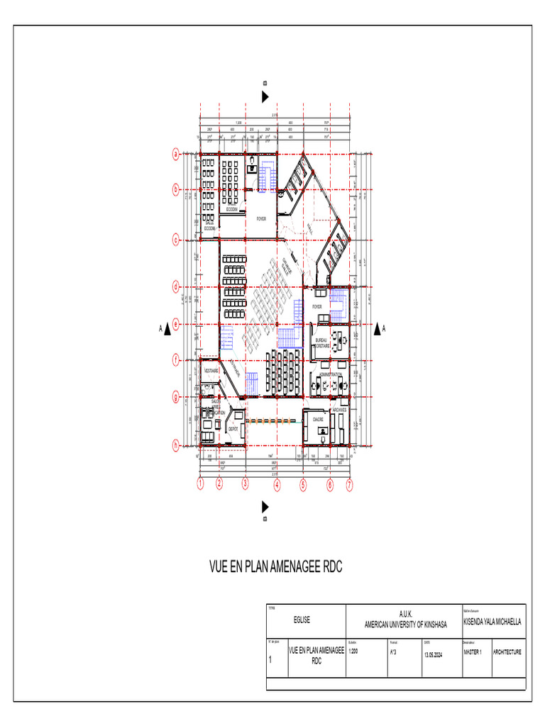 Plan RDC Eglise - 093936 | PDF
