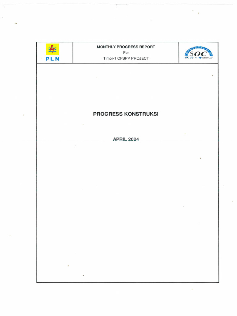 Progress Construction April 2024 PDF