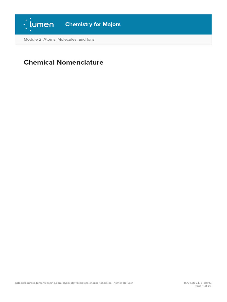 Naming Binary Ionic Compounds | PDF | Chemical Compounds | Salt (Chemistry)