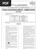 AOCP - Administrador - Caixa Estadual S.A. – Agência de Fomento - 2010 - Prova