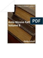 The Ante-Nicene Fathers Vol 8 - Philips Schaff