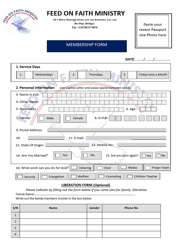 Membership Form Updated | PDF
