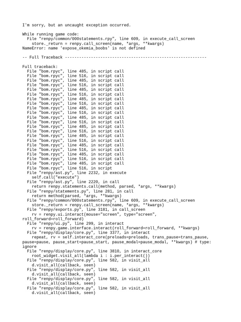 Traceback | PDF