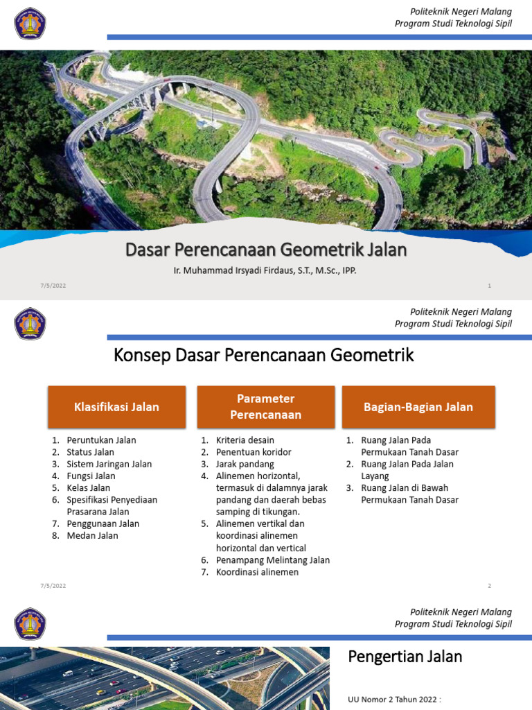 Dasar Perencanaan Geometrik Jalan Pdf