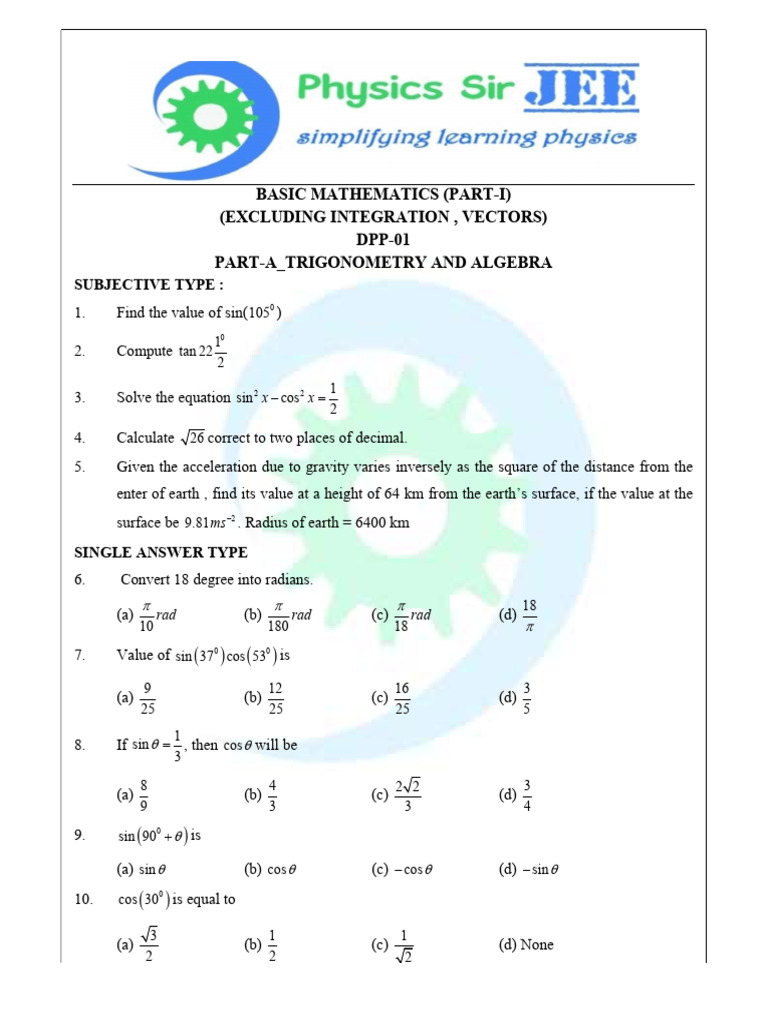Math Problems for High Schoolers | PDF | Acceleration | Velocity