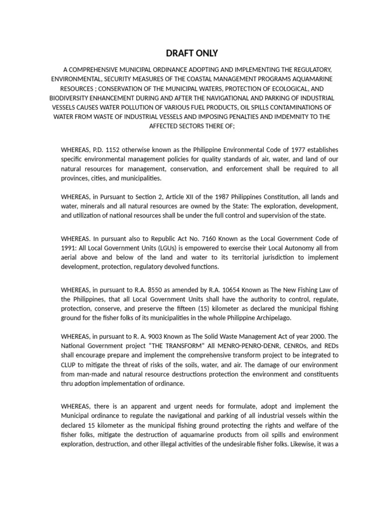 Draft Only | PDF