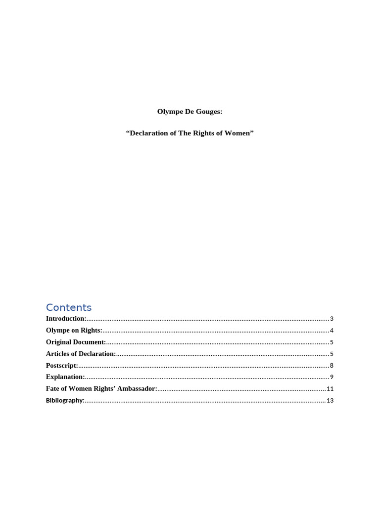 Women Rights | PDF