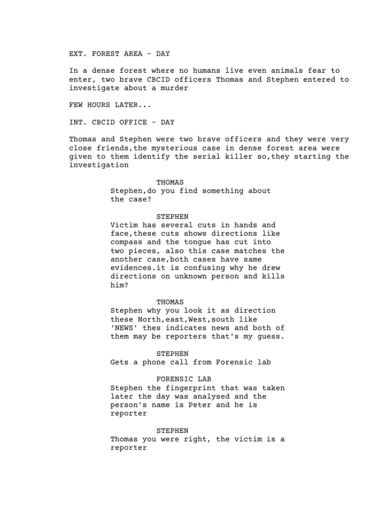 Mysterious Murder | PDF