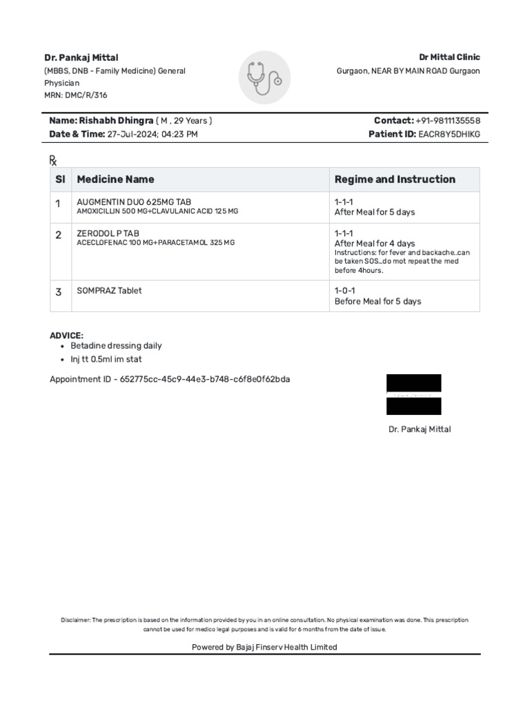 Prescription | PDF
