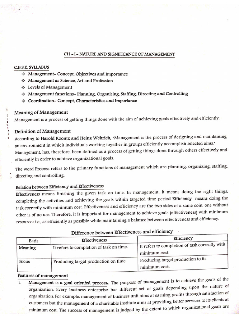 BST CH 1 Notes | PDF