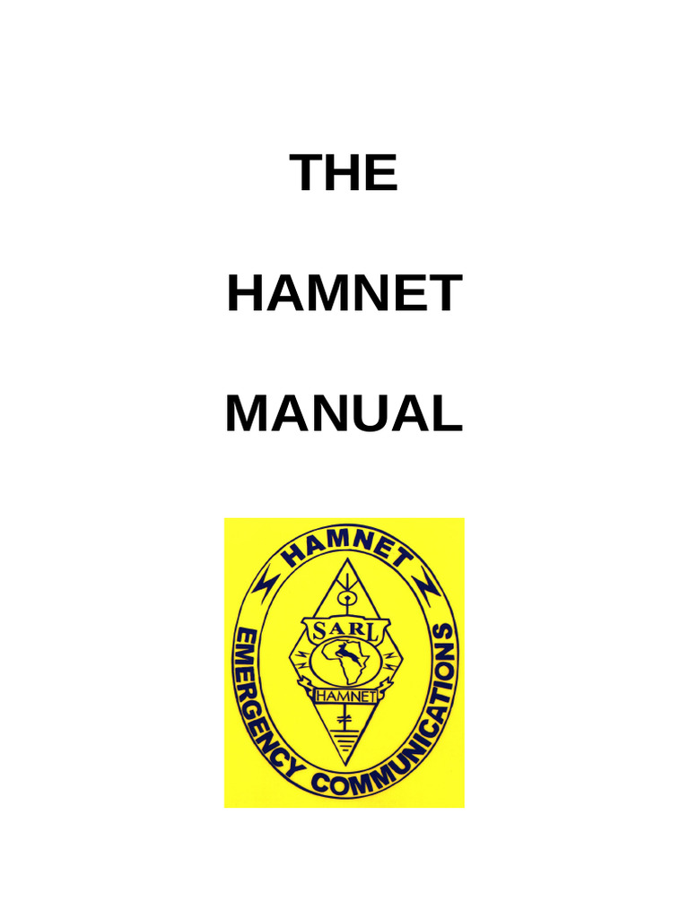 Hamnet Manual | PDF | Consent | Negligence