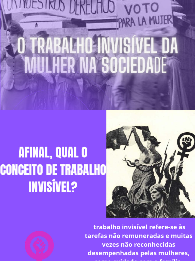 A Importância Da Mulher Na Sociedade | PDF | Família | Carreira e ...
