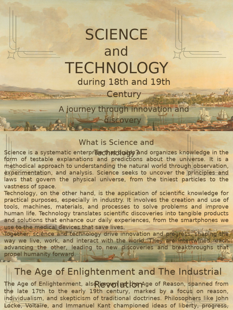Science and Technology | PDF
