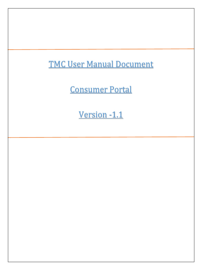 Web Self Service User Manual | PDF