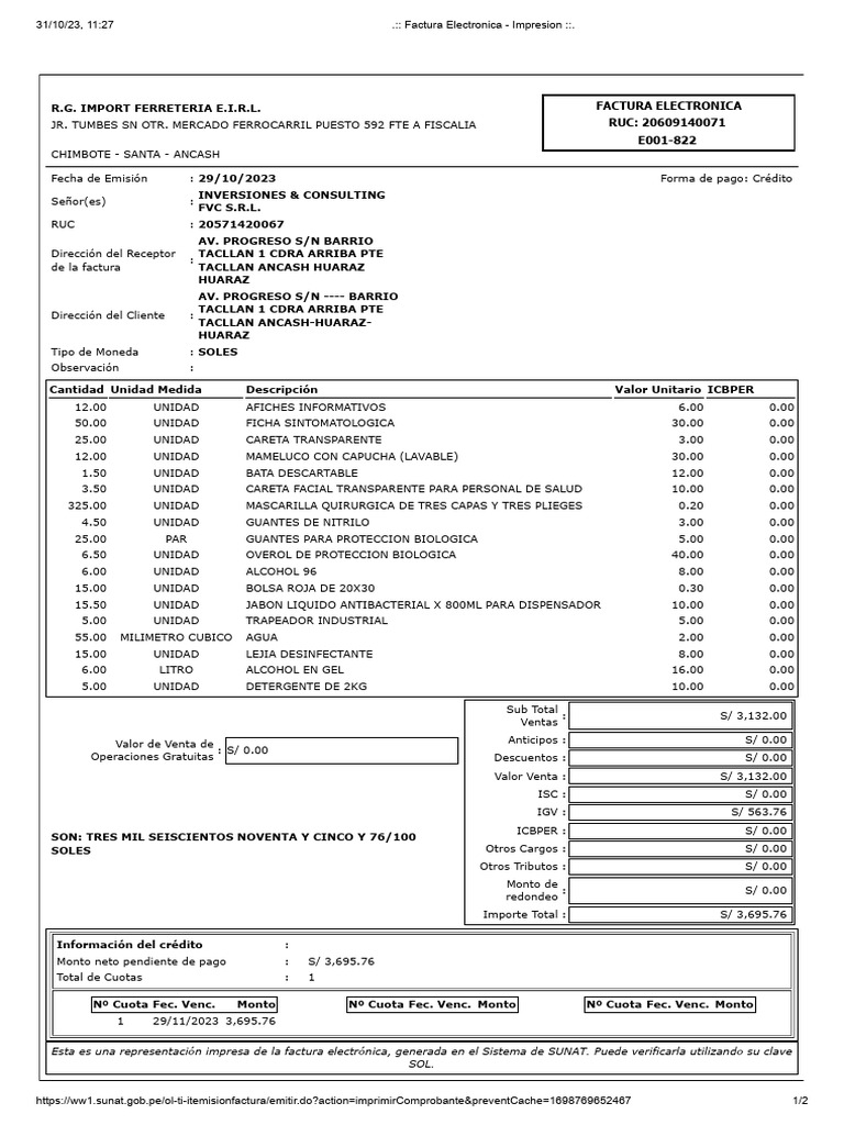 FVC Consulting E1-822 RG | PDF