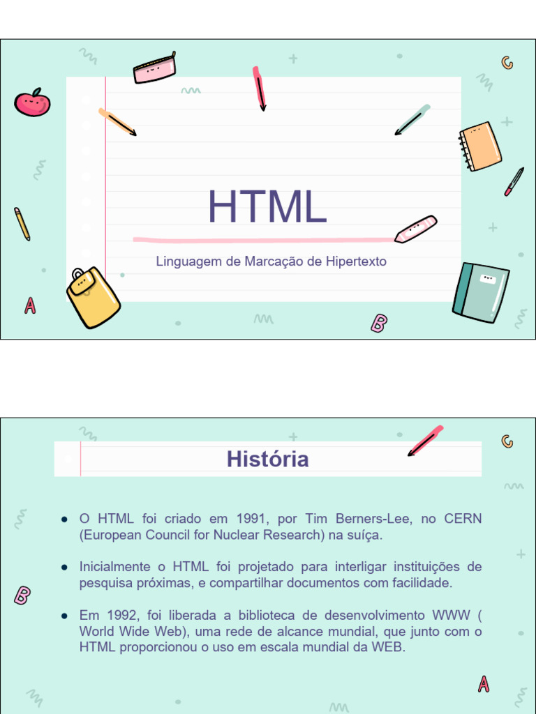 HTML - Aula 1 | PDF