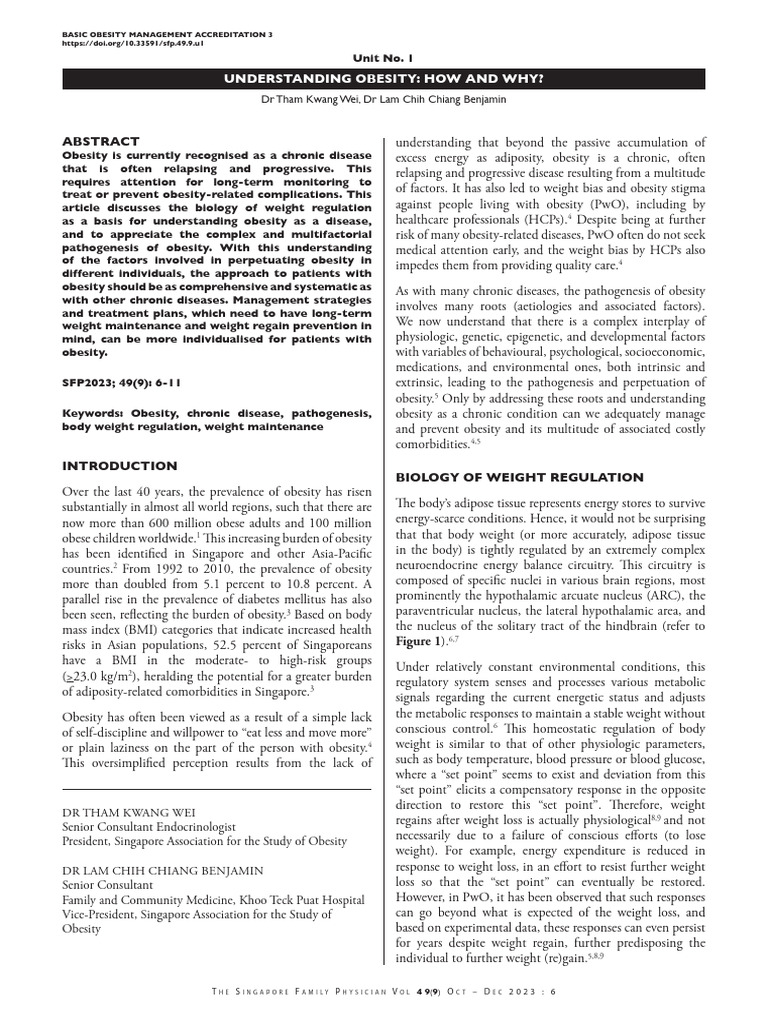 Understanding Obesity How and Why | PDF | Obesity | Weight Loss