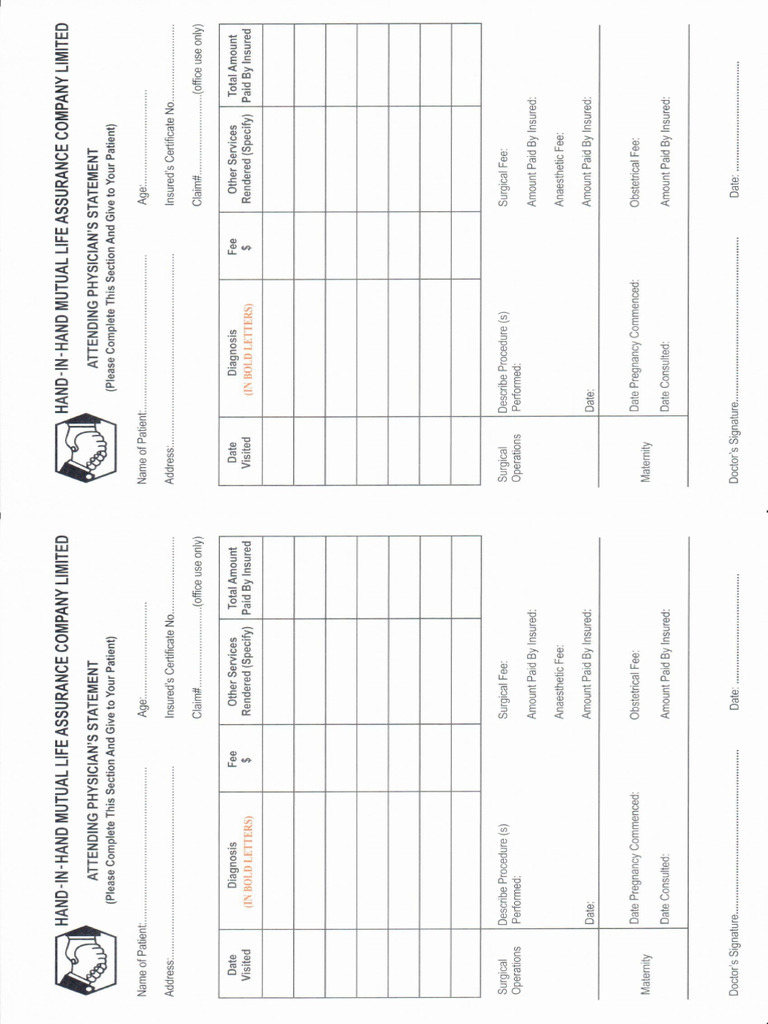 Hand in Hand Form Legal | PDF