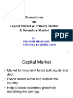 Capital Market and Primary Market