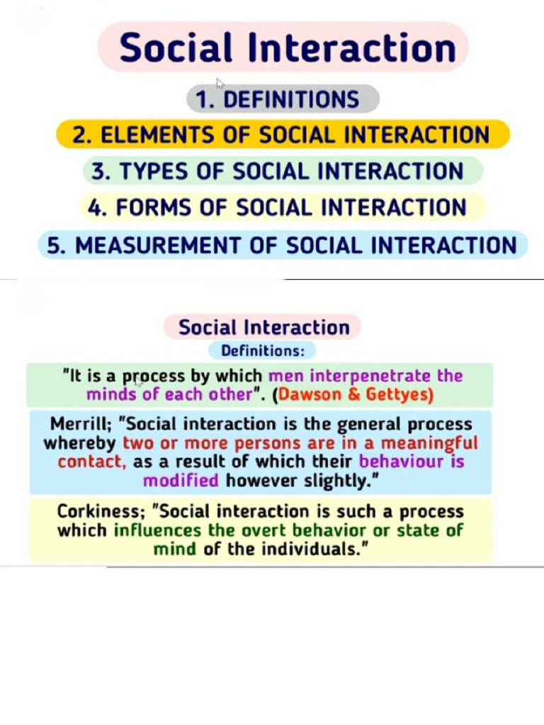 Social Interactions by Salphite Hyaam | PDF
