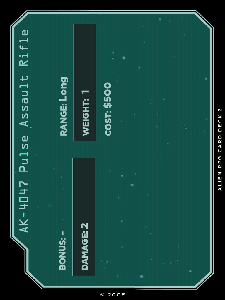 ALIEN Destroyer of Worlds Card Fronts | PDF