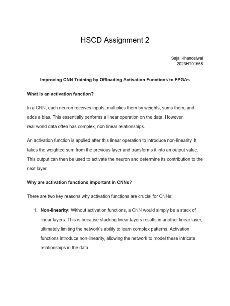 HSCD Assignment 2 | PDF