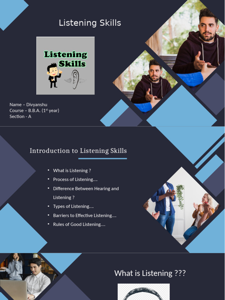 Mastering Effective Listening Skills | PDF