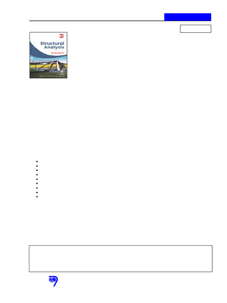 DEVDAS MENON STRUCTURAL ANALYSIS NAROSA PUBLICATIONS PDF visual data 6