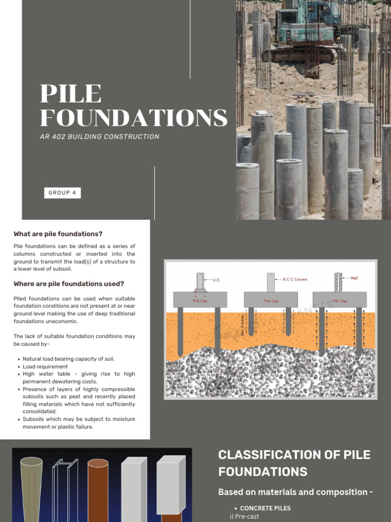 AR 402 Pile Foundation | PDF