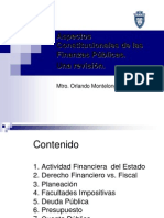 Aspectos Constitucionales de Las Finanzas Públicas.